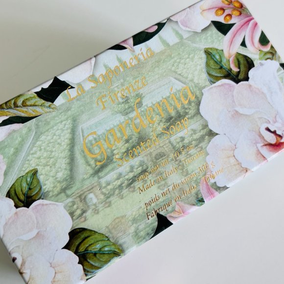 LA SAPONERIA "Gardenia" Italian Scented Soap Gift Box NWOT - Picture 2 of 5